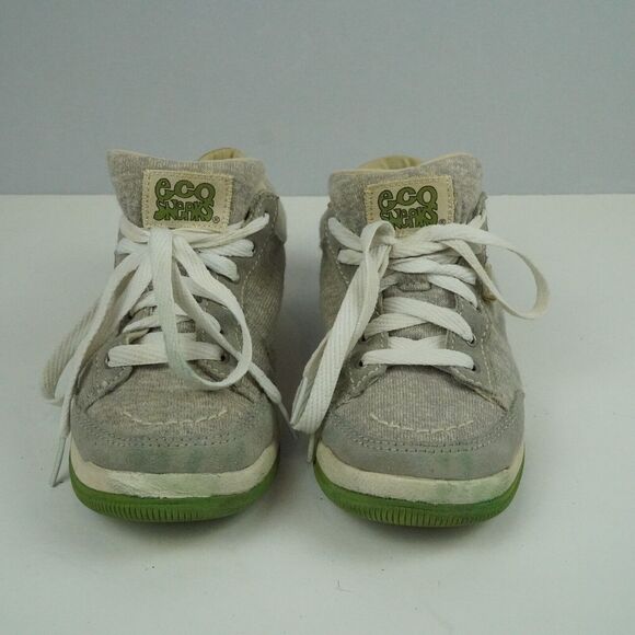 Simple Eco Sneaks Canvas Low-Top Sneakers Grey Green Size US 6.5 - Picture 12 of 15